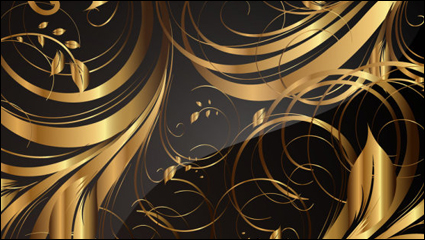 Patrones de oro patrn 01 - vector de material