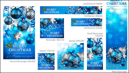 Exquisito Navidad material promocional 02 - vector de material