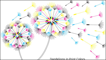 CMYK color 05 - vector de material