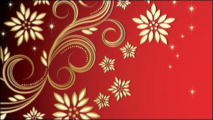 Hermoso fondo copo de nieve 03 - vector de material