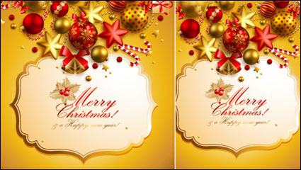 Navidad elementos de fondo 03 - vector de material