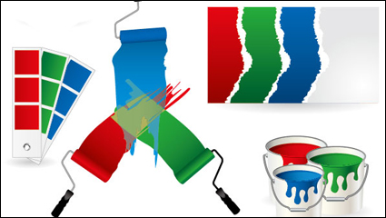 CMYK color 01 - vector de material