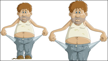 Cartoon ilustrador 03 - vector de material