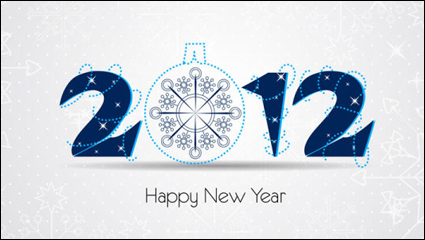 2012 Fuentes de Navidad 02 - vector de material