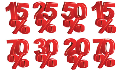 Las figuras tridimensionales - vector de material