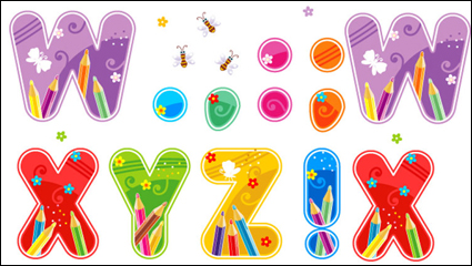 Font Design Series 46 - vector de material