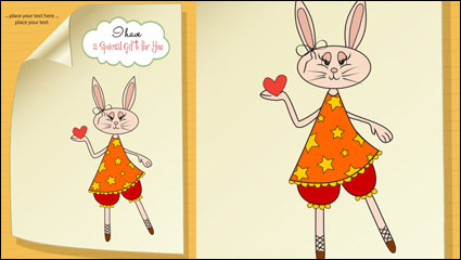 Ilustracin de dibujos animados lindo de 04 - vector de material
