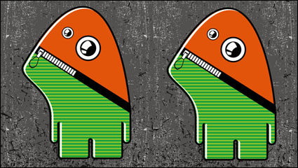 Historieta divertida linda 04 - Vector