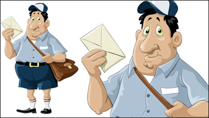 Cartoon ilustrador 06 - vector de material