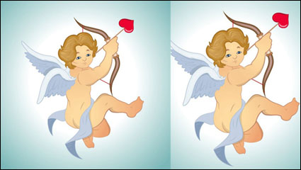 Cartoon Love Theme 05 - vector de material