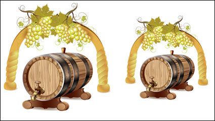Cartoon vino 01 - vector de material