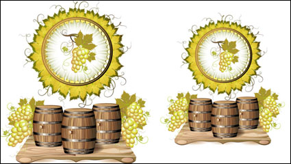 Cartoon vino 02 - vector de material