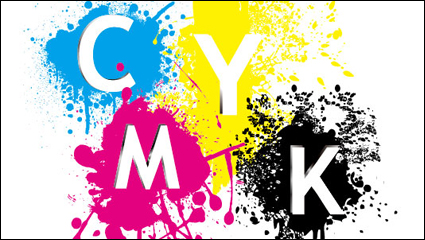 CMYK color 06 - vector de material
