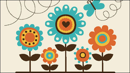 Los niños dibujan 03 - vector de material