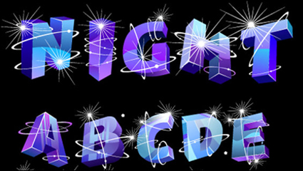 Font Design Series 35 - vector de material