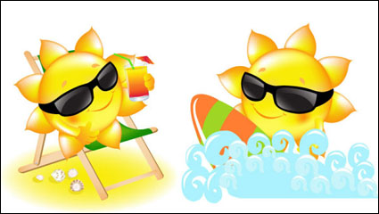 Cartoon ilustrador 04 - vector de material