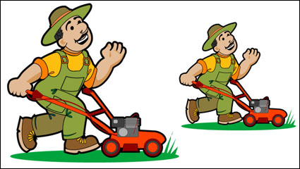 Poda Garden trabajo 01 - vector de material