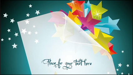 Brilliant pentagrama dinmico 04 - vector de material