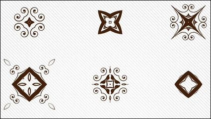 Exquisitos patrones de 02 - vector de material