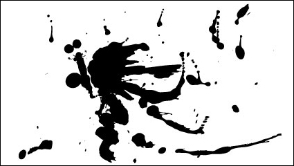 Manchas de tinta splash 04 - vector de material