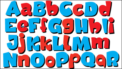 Font Design Series 56 - vector de material