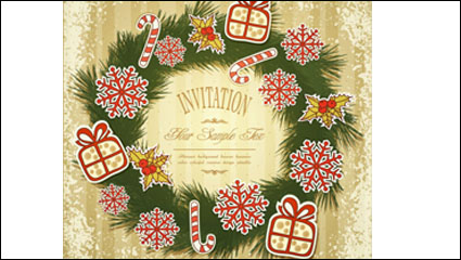 Navidad patrones de 01 - vector de material