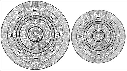 Patrones mayas 03 - vector de material