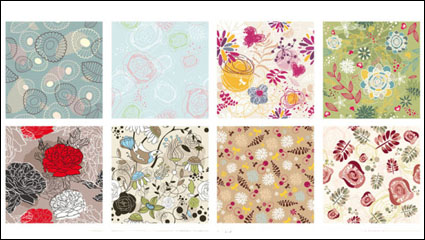 Exquisitos patrones de 02 - vector de material