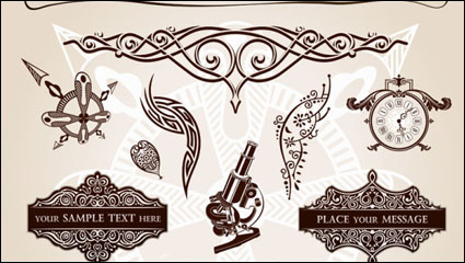Europeo patrn 01 - vector de material