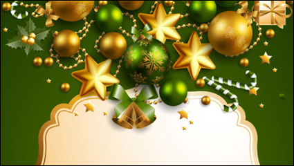 Hermoso fondo de Navidad 02 - vector de material