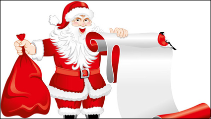 Santa Claus 02 - vector de material