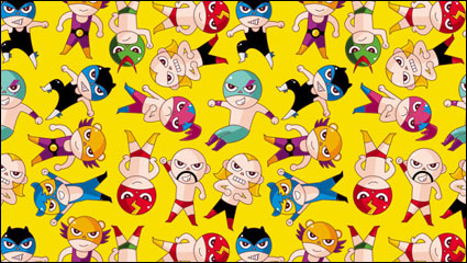 Cartoon ilustrador 02 - vector de material