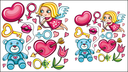 Ilustracin de dibujos animados - vector de material