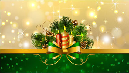 Hermoso fondo de Navidad 04 - vector de material