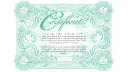 Certificado de Encomienda 01 - vector de material
