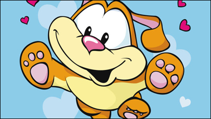 Imagen Animales de dibujos animados 03 - vector de material