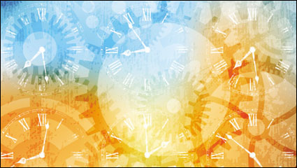 Fondo silueta hermosa 05 - vector de material