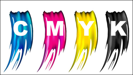 Colores CMYK 04 - vector de material