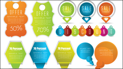 Tarjeta de marca Bellamente 02 - vector de material