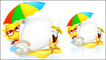 Cartoon ilustrador 02 - vector de material