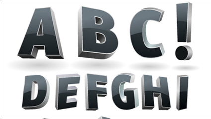 Font Design Series 36 - vector de material