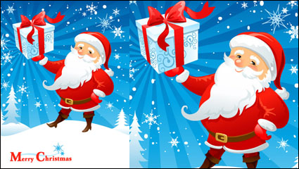 Historieta Santa Claus 02 - vector de material