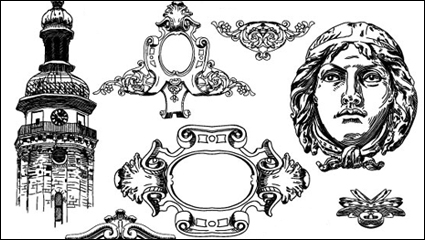 Modelo europeo frontera 03 - vector de material