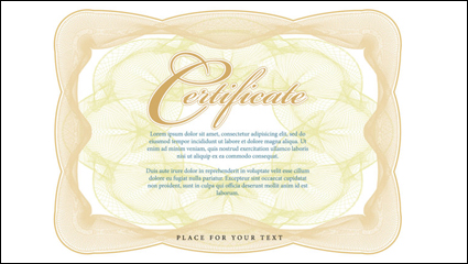 Certificado de Encomienda 05 - vector de material