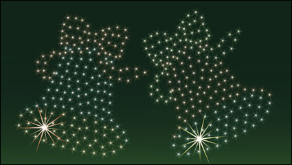 El exquisito Navidad campanas de fondo 01 - vector de material