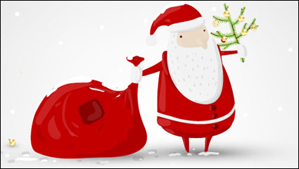 Exquisito Navidad ilustrador 05 - vector de material
