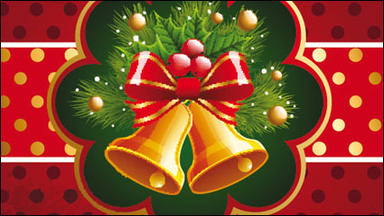 Hermoso fondo de Navidad 04 - vector de material