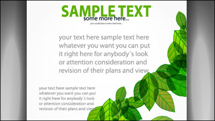 Tarjeta verde 04 - vector de material