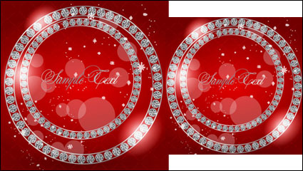 Tarjeta de San Valentn 03 - vector de material