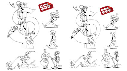 Dibujos animados 02 - vector de material